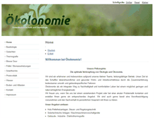 Tablet Screenshot of oekolonomie.de